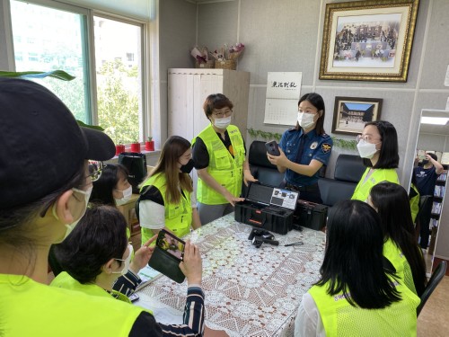 경복대학교 복지행정학과-남양주북부경찰서, 화장실 몰래카메라 점검 ‘유니폴’ 봉사활동